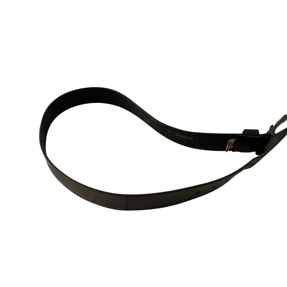 Carhartt Mens Black Full Grain Leather Belt WB5510-M Size 36 Workwear Utility